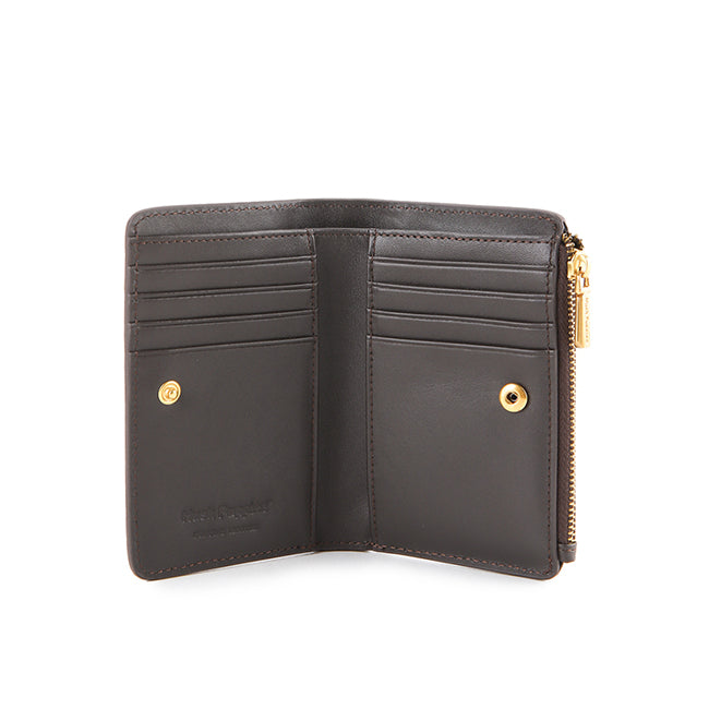 Britney Bi Fold Wlt In Dark Brown