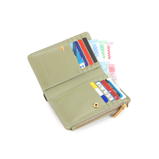 Britney Bi Fold Wlt In Green