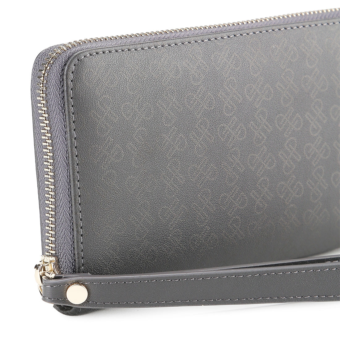 Long Wallet Bonnie Long Zip Wlt In Dark Grey
