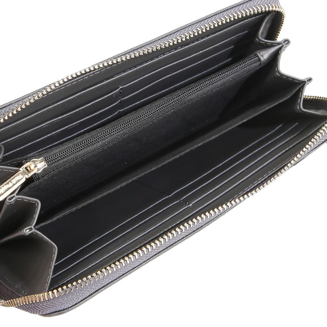 Long Wallet Bonnie Long Zip Wlt In Dark Grey