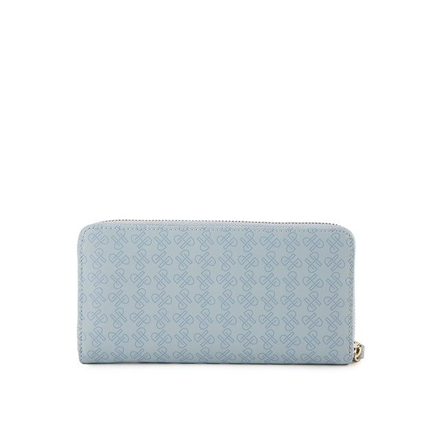 Bonnie Long Zip Wlt In Light Blue