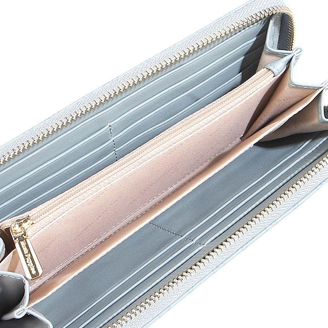 Bonnie Long Zip Wlt In Light Blue