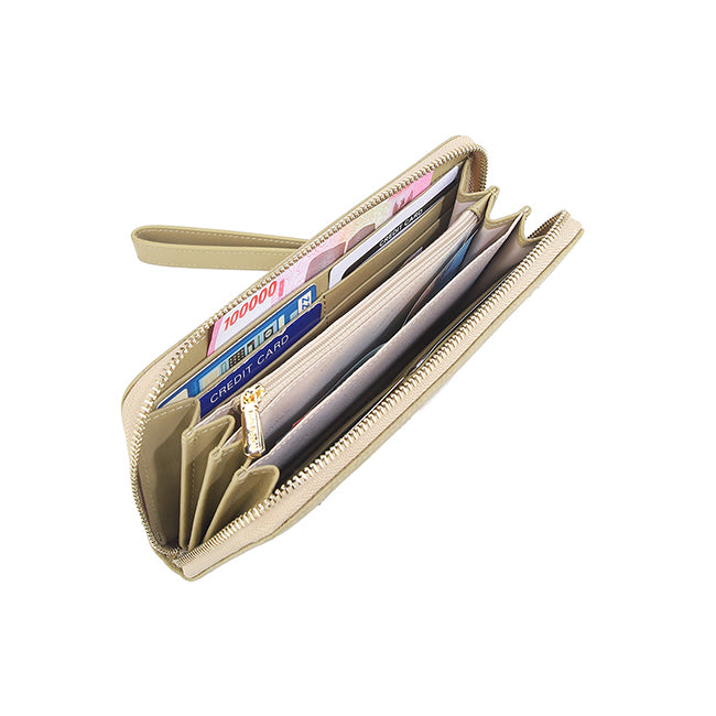 Bonnie Long Zip Wlt In Sand