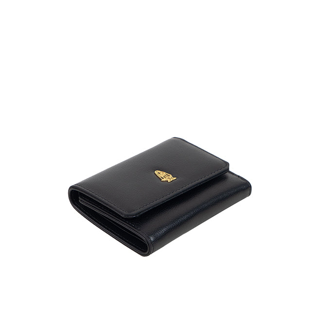 Short Wallet Christopher Tri Fold Wlt In Black