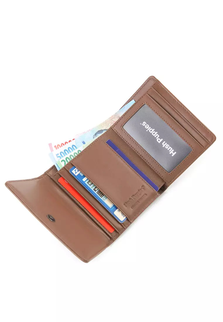 Art Deco Ii Tri Fold Wlt In Brown