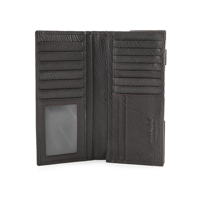 Adam Long Wlt In Dark Brown
