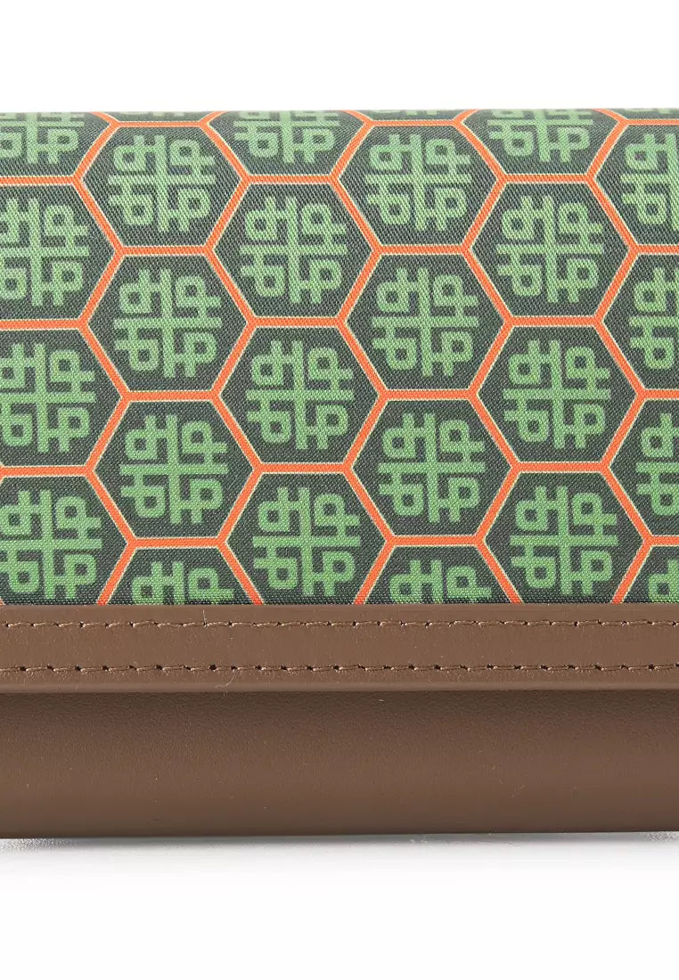 Art Deco Ii Long Wlt In Brown