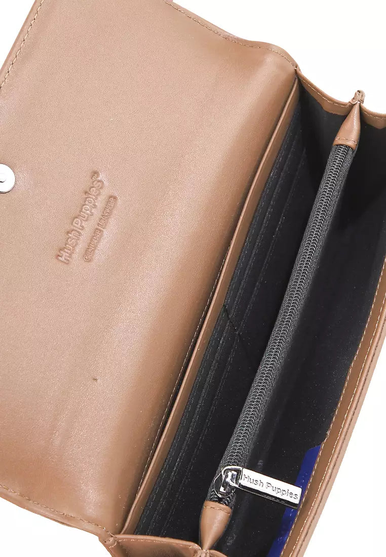 Art Deco Ii Long Wlt In Brown