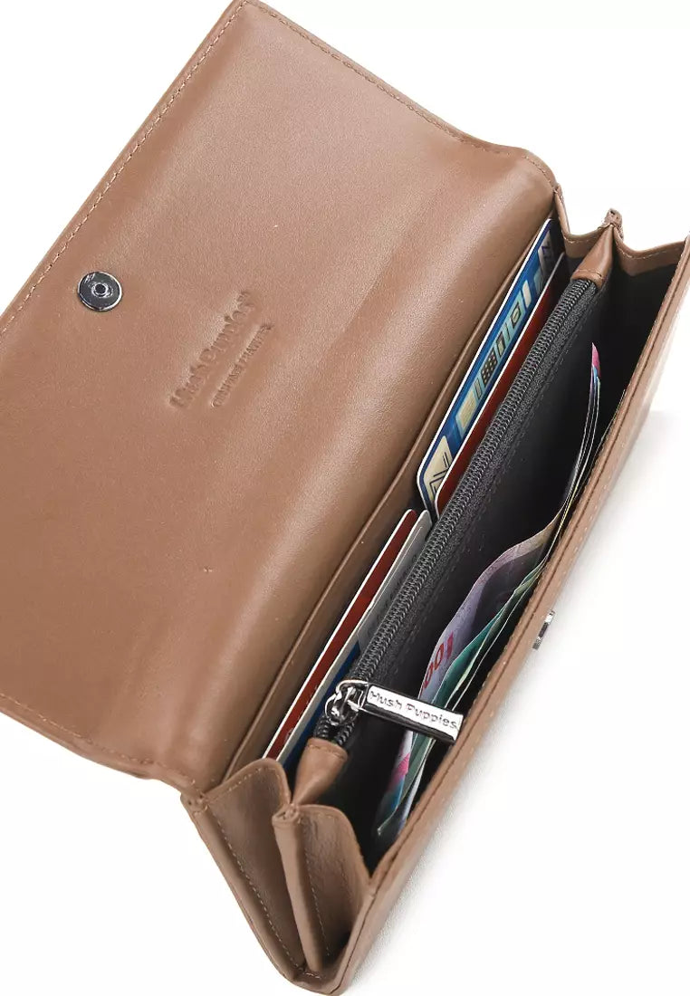 Art Deco Ii Long Wlt In Brown