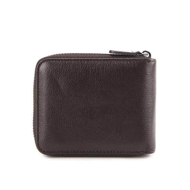 Wallet Nazer Zip Wlt In Dark Brown
