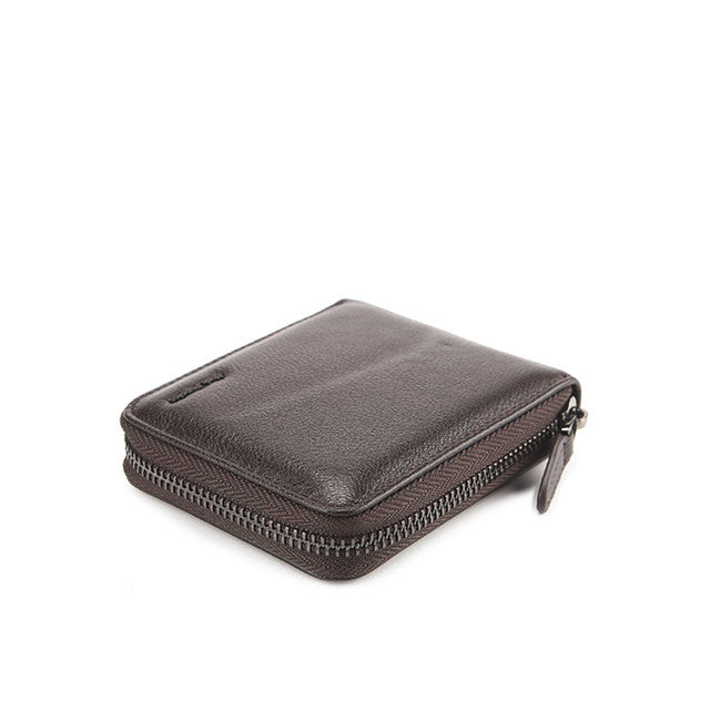 Wallet Nazer Zip Wlt In Dark Brown
