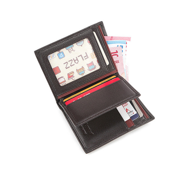 Short Wallet Richie Bi-Fold Wlt F In Dark Brown