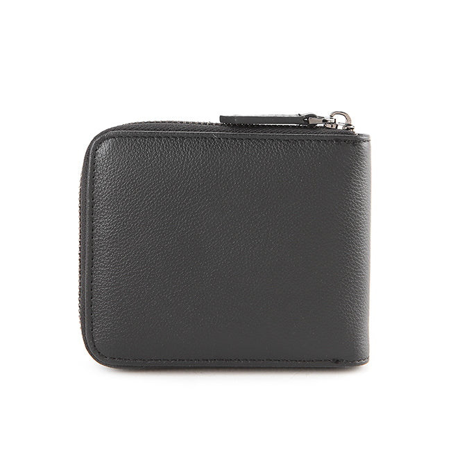 Jiro Short Zip Wlt In Black