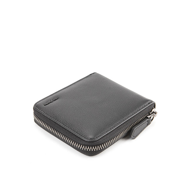 Jiro Short Zip Wlt In Black