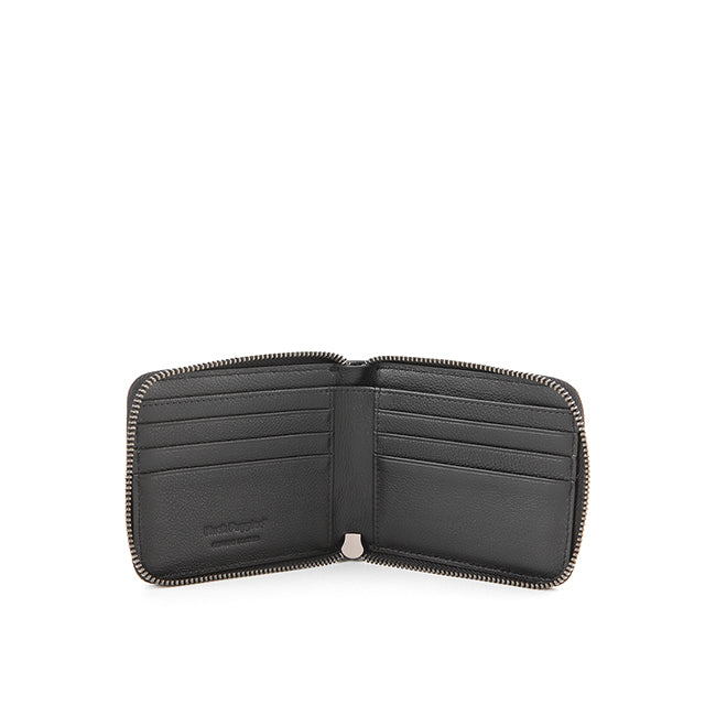 Jiro Short Zip Wlt In Black