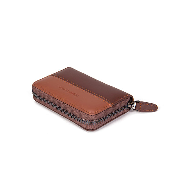 Novin Card Holder In Dark Brown