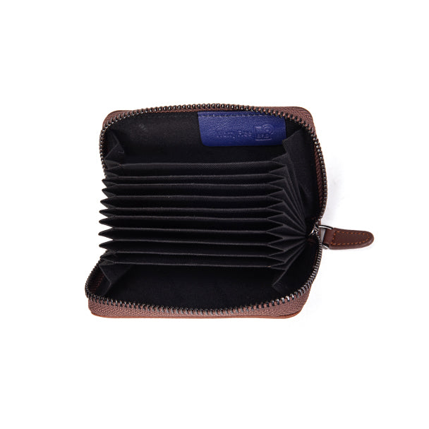 Novin Card Holder In Dark Brown