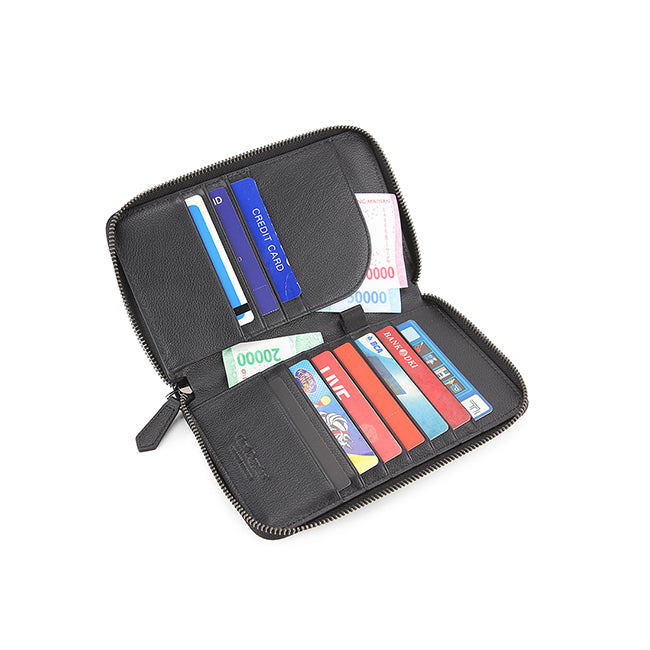 Jiro Passport Zip H In Black