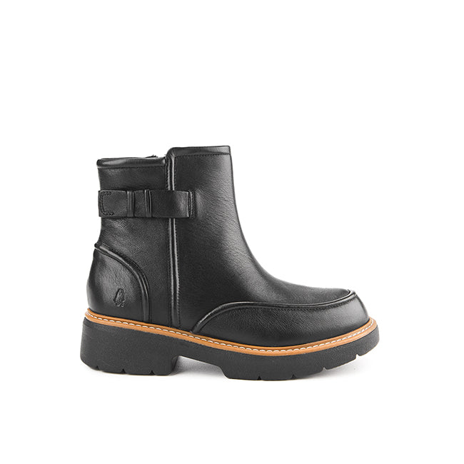 Boots Jodie Bootie In Bold Black Leather