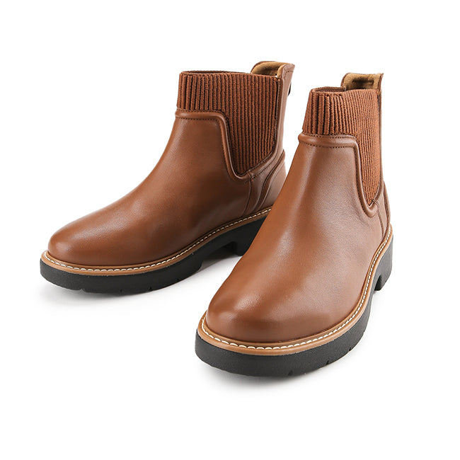 Boots Jodie Chelsea In Cognac Leather