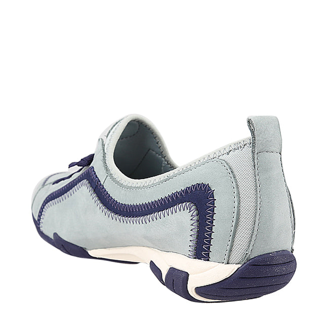 Sneakers Ladies Casual - Qualify In Aqua Grey Nubuck