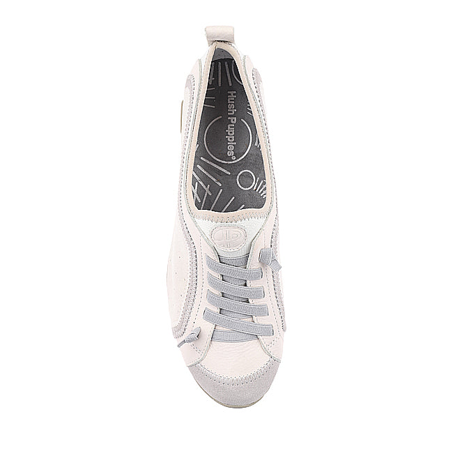 Lace Up Ladies Casual - Qualify In White