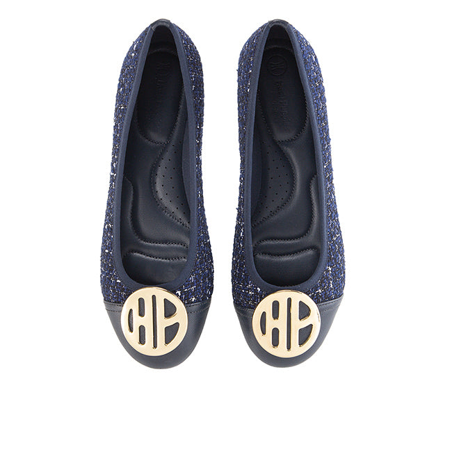 Flats Samantha Twilly In Navy