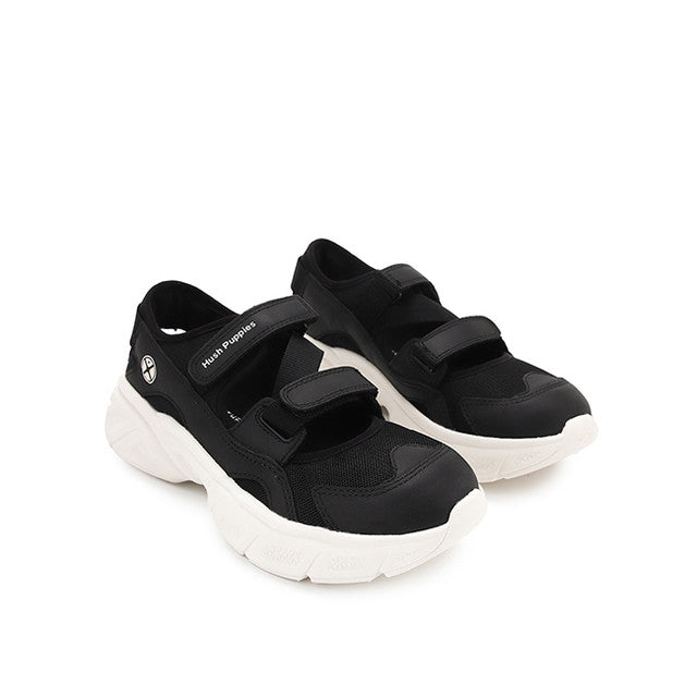 Sling Back Movement Hybrid In Bold Black Leather