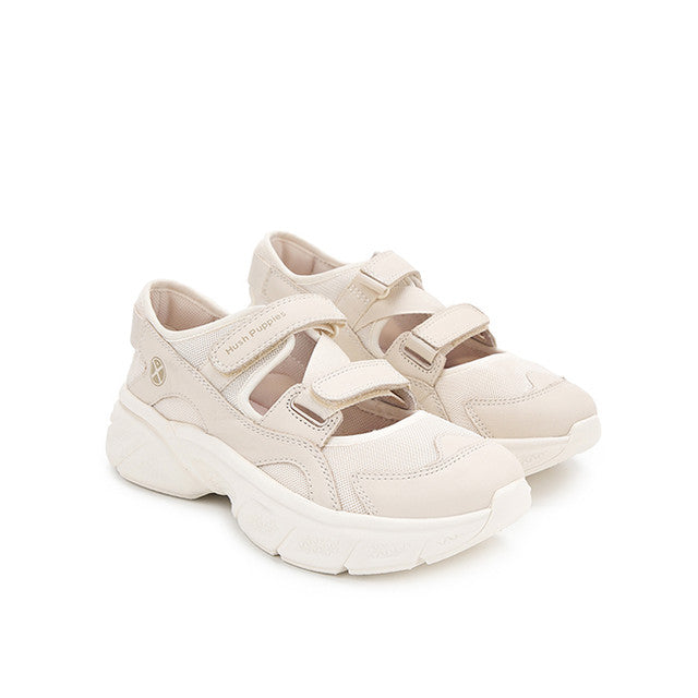 Sling Back Movement Hybrid In White Leather