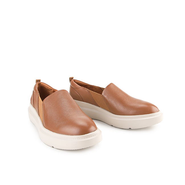 Slip On Joy Slip-On In Tan Leather