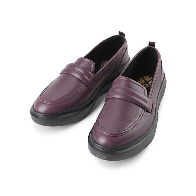 Joy Penny Loafer In Fig Leather