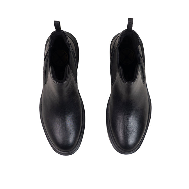 Boots Joy Chelsea In Bold Black Leather