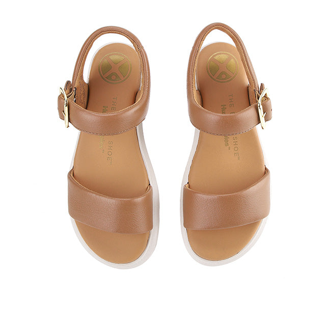 Straps Uplift Qtr Strap In Tan Leather