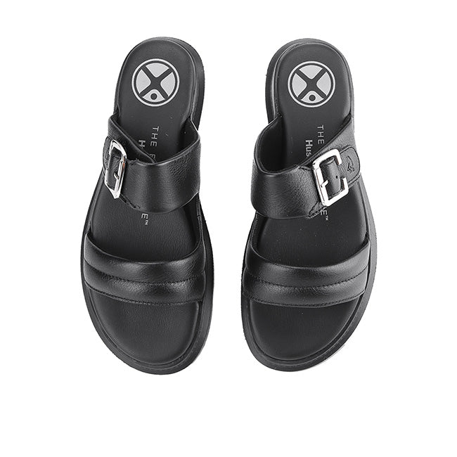 Uplift 2-Band Slide In Bold Black Leather