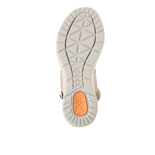 Strap Breathe Gore Sandal In Warm Taupe Leather