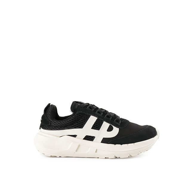 Sneakers Seventy8 Runner In Bold Black Textile