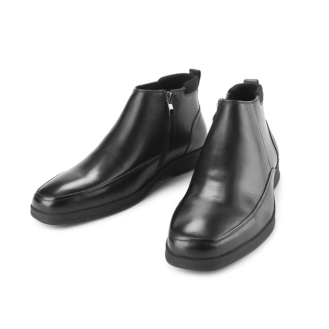 Bono Claris Zip Boots In Black