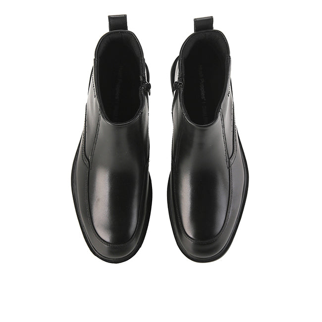 Alpha Zip Boots In Black