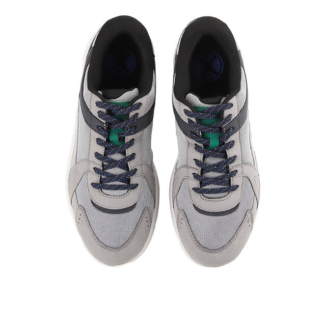 Lace Up Movement Laceup In Calm Grey Leather
