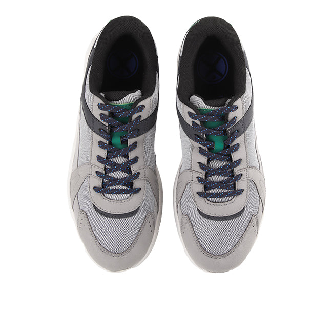 Lace Up Movement Laceup In Calm Grey Leather