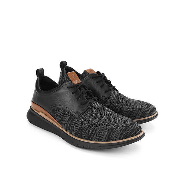 Lace Up Advance Hybrid Lace In Bold Black Leather