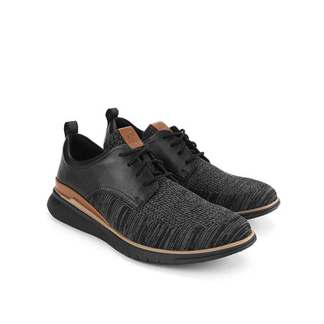 Lace Up Advance Hybrid Lace In Bold Black Leather