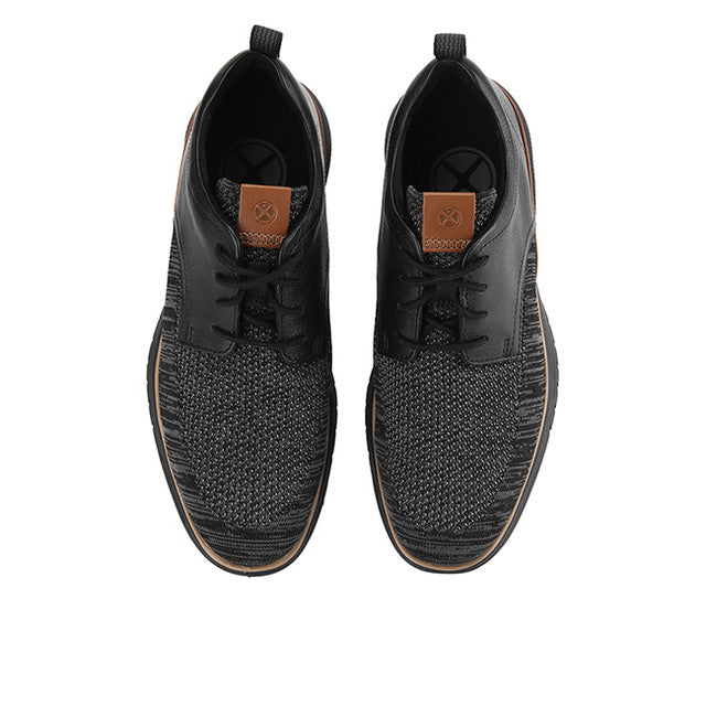 Lace Up Advance Hybrid Lace In Bold Black Leather