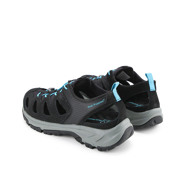 Hush Puppies Sepatu Pria Sneakers Atwood Fisherman In Black