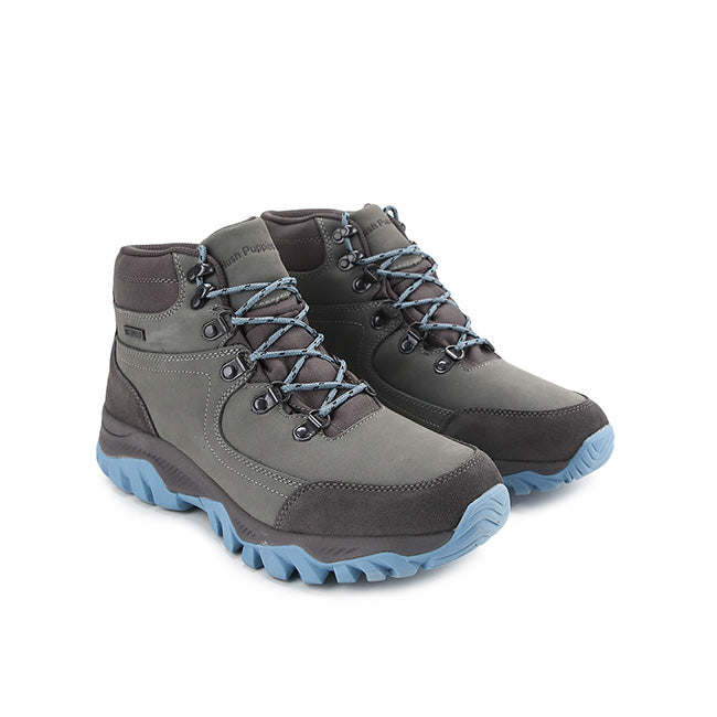 Benson Laces Boots In Grey