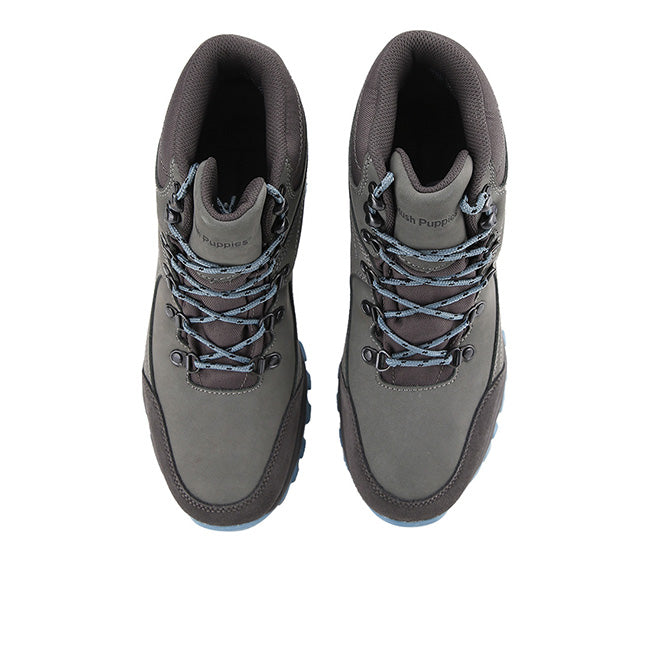 Benson Laces Boots In Grey