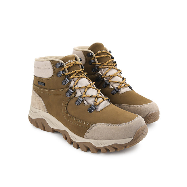 Benson Laces Boots In Khaki
