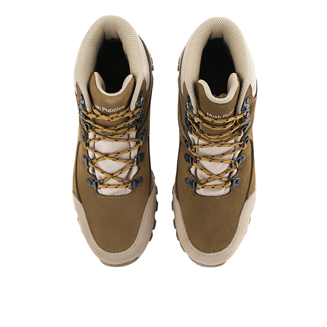 Benson Laces Boots In Khaki