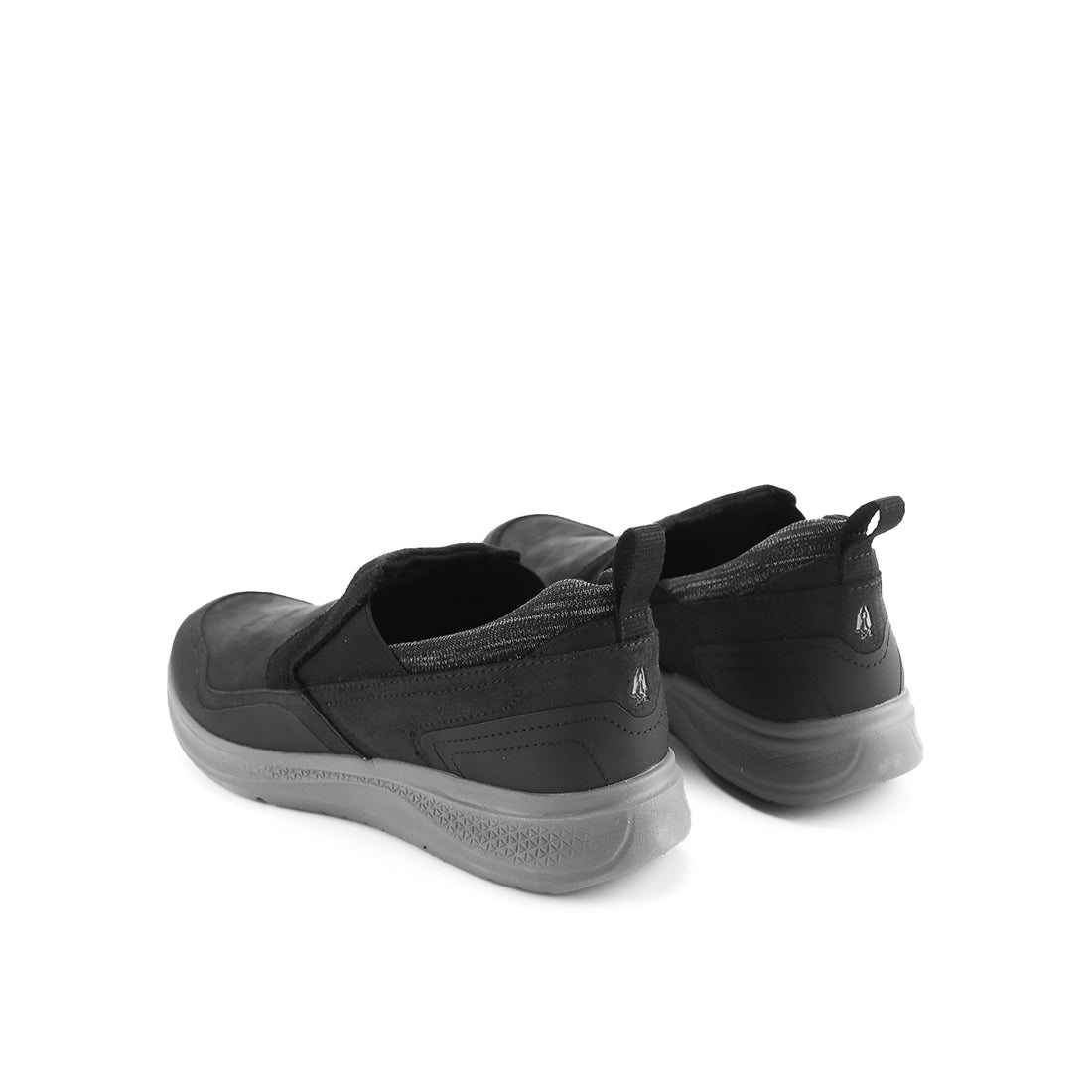 Hush Puppies Sepatu Pria Slip On Elevate Wthr Slipon In Bold Black Nubuck