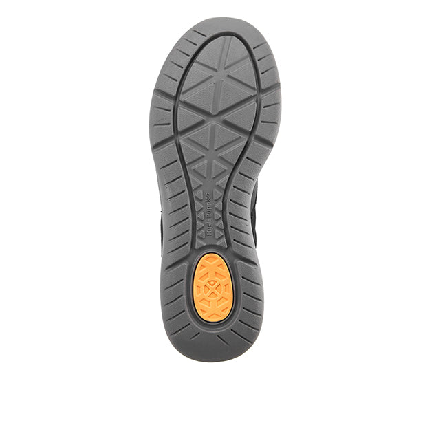 Hush Puppies Sepatu Pria Sneakers Elevate Wthr Sneaker In Bold Black Nubuck